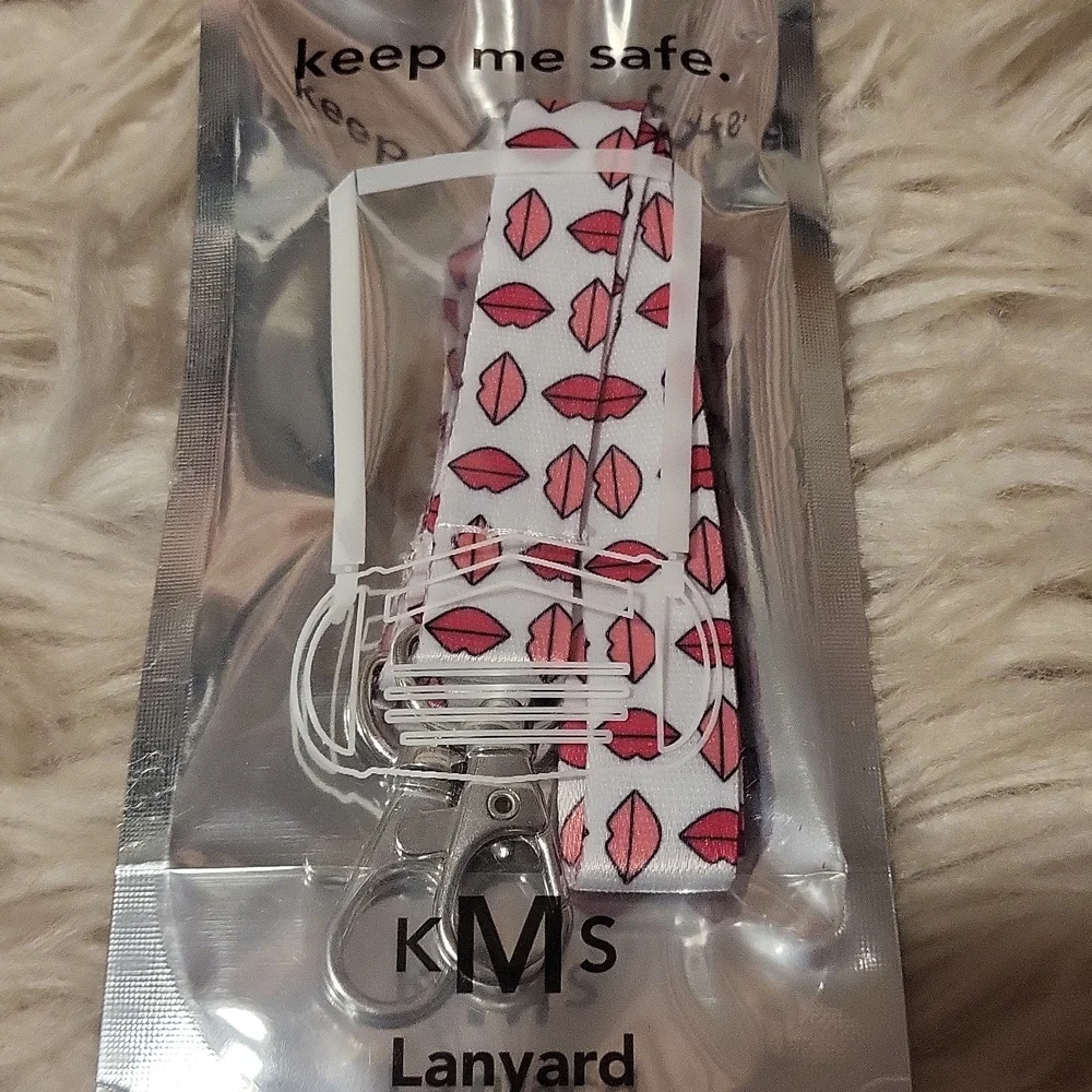 Lips Face Mask Lanyard